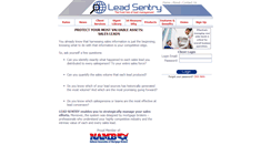 Desktop Screenshot of leadsentry.com